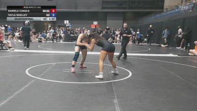 131 lbs Quarterfinal - Tayla Skelley, Oklahoma City University vs Daniela Canals, Baker University