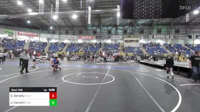 125 lbs Consi Of 16 #1 - Domonic Benally, Olathe Pirates vs Jayce Carochi, Florence Middle School