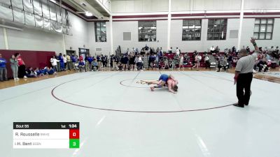 126 lbs Round Of 32 - Ryder Rousselle, Brother Martin High School vs Harbor Bent, Boyd Buchanon