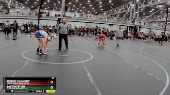 120 lbs Round 7 (8 Team) - Jeremy Cannedy, Junior Terps Express vs Easton Bylin, Team Gotcha White