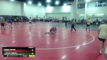 106 lbs Round 2 (6 Team) - Tatem Adams, SD Red vs Carson Krejci, Nebraska Green Machine (Dev B)