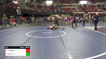88 lbs Cons. Round 3 - Riley Mcleod, Conrad Wrestling Club vs Aiden Smith, Tongue River Wrestling Club