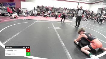 76-80 lbs Rr Rnd 2 - Caden Bowling, Blackwell Wrestling Club vs Bradley Egan, Cowboy Wrestling Club
