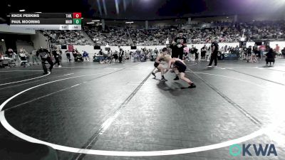 70 lbs 5th Place - Knox Perkins, Tahlequah Wrestling Club vs Paul Mooring, Madill Takedown