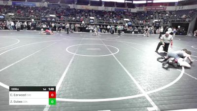 138 lbs Quarterfinal - Conner Earwood, Choctaw vs Zane Dubes, Centralia Panthers