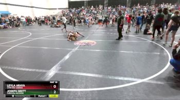 106 lbs Semifinal - Joseph Britt, Carolina Reapers vs Leyla Araya, Cane Bay Cobras