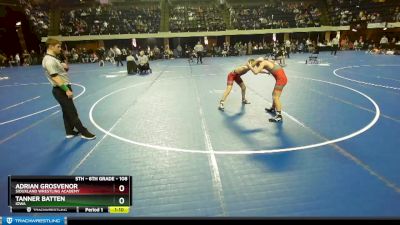 108 lbs Quarterfinal - Adrian Grosvenor, Siouxland Wrestling Academy vs Tanner Batten, Iowa