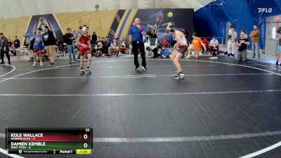 98 lbs Round 5 (8 Team) - Kole Wallace, Warner Elite vs Damien Kemble, Ohio Titan