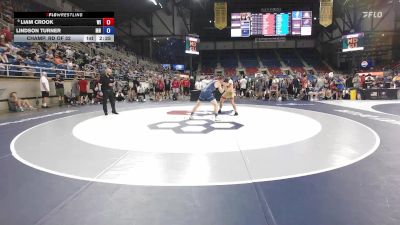 165 lbs Champ. Rd Of 32 - Liam Crook, WI vs Lindson Turner, MN