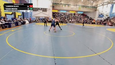 285 lbs Cons. Round 2 - Cameron Black, Salesianum vs Isaiah Melton, Odessa H S