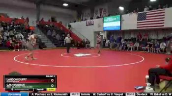 Round 2 - Landon Duffy, Independence vs Cash Hauser, West Delaware, Manchester