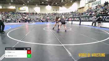 185 lbs Quarterfinal - Lalaine Chan, Legacy Elite Wrestling Club vs Annette Beltran, Snake Pit