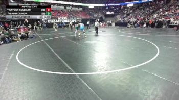 D3-190 lbs Champ. Round 1 - Kayden Coleman, Ithaca/Weston vs Isaiah Carton, Shiocton