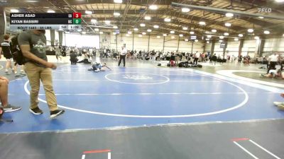 85 lbs 7th Place - Asher Asad, GA vs Kiyan Bassiri, NC