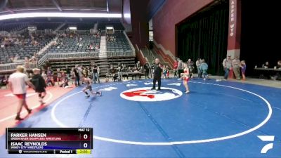 78 lbs Champ. Round 1 - Parker Hansen, Green River Grapplers Wrestling vs Isaac Reynolds, Windy City Wrestlers