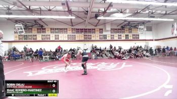 165 lbs Champ. Round 1 - Isaac Romero-Martinez, Modesto College vs Robin Oxlaj, Santa Rosa Junior College