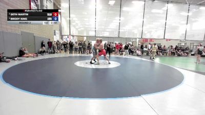 190 lbs Round 2 - Seth Martin, Team Real Life Wrestling vs Brody King, All In Wrestling Academy