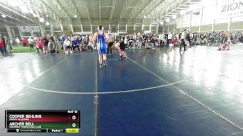 145 lbs Cons. Round 2 - Cooper Behling, Emery Allstars vs Archer Bell, Fremont Wrestling Club