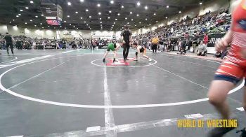 100 lbs Consi Of 4 - Damian Martinez, Vacaville Wrestling Club vs Landon Agenbroad, Willits Grappling Pack