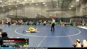 110 lbs Round 2 (4 Team) - Karson Vessells, South Dakota Blizzard vs Wylee Willson, Wyoming Gold