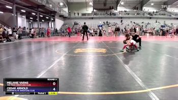 49-61 lbs Round 3 - Melanie Varns, The Pride Wrestling Club vs Cedar Arnold, Eierman Elite Wrestling Club
