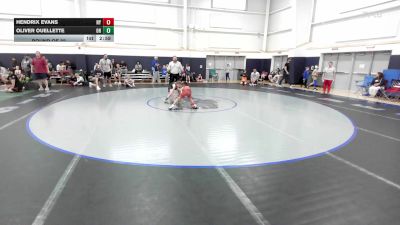 M-65 lbs Round Of 32 - Hendrix Evans, NY vs Oliver Ouellette, OH