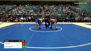 195 lbs Semifinal - Santos Cantu, Crescent Valley vs Guillermo Escobedo, Los Altos