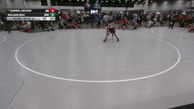 100 lbs Champ. Rd Of 32 - William Max, Savage House Wrestling Club vs Gabriel Becker, Askren Wrestling Academy