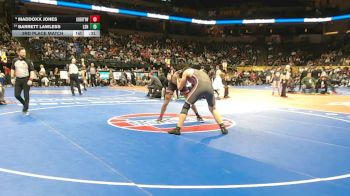 215 Class 4 lbs 3rd Place Match - Maddoxx Jones, Liberty (Wentzville) vs Barrett Lawless, Lee`s Summit North