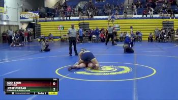 145 lbs Quarterfinal - Addi Lyon, MARYSVILLE vs Jesse Foebar, CLERMONT NORTHEASTERN