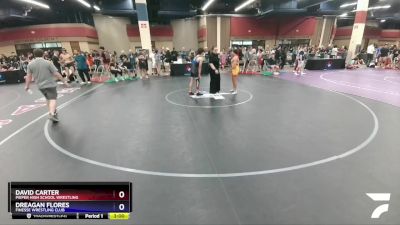 120 lbs Cons. Round 1 - David Carter, Pieper High School Wrestling vs Dreagan Flores, Finesse Wrestling Club