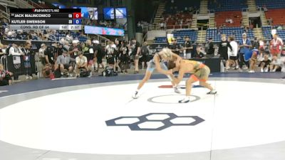 150 lbs Cons. Rd Of 64 - Jack Malinconico, California vs Kutler Swenson, South Dakota