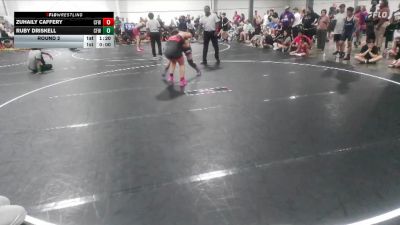 145 lbs Round 2 - Zuhaily Caffery, Central Florida Wrestling vs Ruby Driskell, Central Florida Wrestling