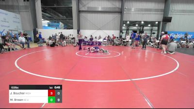 103 lbs Rr Rnd 4 - Jaxson Boucher, Michigan Premeir Gold vs Mason Brown, NC United