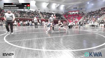 83 lbs Semifinal - Ember Bloxham, Salina Wrestling Club vs Kai'lynn Neighbors, Muskogee Rougher Youth Wrestling