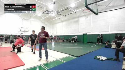 157 lbs Champ. Round 2 - Paul Alas Quintanilla, Brea Olinda vs Josh Lee, South Torrance