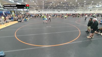 128 lbs Cons. Semi - Savanna Porter, Unattached vs Temperance Lowe, Unattached