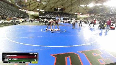 2A 126 lbs Cons. Semi - Ty Fleshman, Shelton vs Justice Lopez, Orting