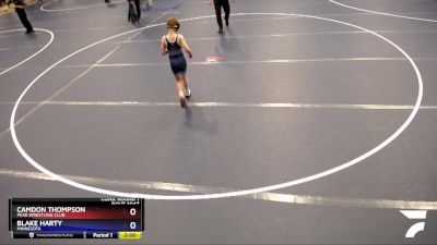 78 lbs Cons. Round 1 - Camdon Thompson, Peak Wrestling Club vs Blake Harty, Minnesota