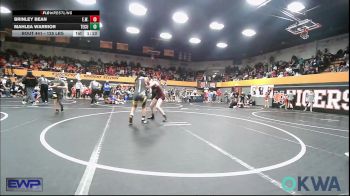 125 lbs Rr Rnd 2 - Brinley Bean, Elgin Wrestling vs Mahlea Warrior, Tecumseh Youth Wrestling