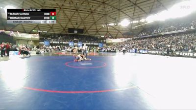 Boys 4A 138 lbs Champ. Round 1 - Roman Santoy, Davis vs Isaiah Garcia, Eisenhower