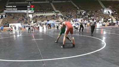 5A 150 lbs Cons. Semi - Chance Dean, Holtville vs Samuel Poe, Shelby County