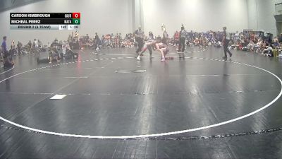 153 lbs Round 2 (4 Team) - Carson Kimbrough, GA United Blue vs Micheal Perez, Mat Assassins Black