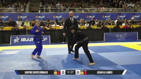Ayaan Ali Ahmed vs Santino Xavier Grimaldi 2026 Pan Kids Jiu-Jitsu IBJJF Championship