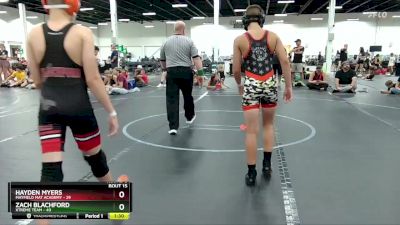 110 lbs Round 5 (6 Team) - Hayden Myers, Mayfield Mat Academy vs Zach Blachford, Xtreme Team