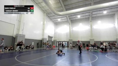 58 lbs Champ. Round 2 - Oakley Newby, Westlake vs Enzo Findlay, Olympus-Skyline