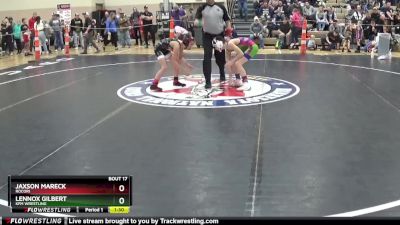 90 lbs Champ. Round 1 - Lennox Gilbert, KFM WRESTLING vs Jaxson Mareck, ROCORI