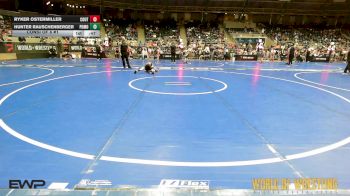 58 lbs Consi Of 8 #1 - Ryker Ostermiller, Colorado Outlaws vs Hunter Rauschenberger, Pomona Elite