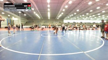 56 lbs 3rd Place - Jack Sanders, Mat Assassins Gray vs Luke Pinkerton, Ohio Gold