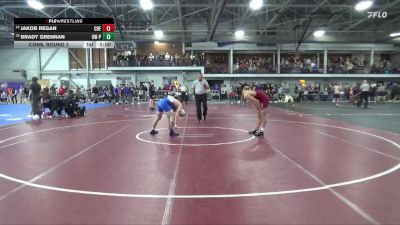 133 lbs Cons. Round 2 - Brady Grennan, Wisconsin-Platteville vs Jakob Regan, Coe